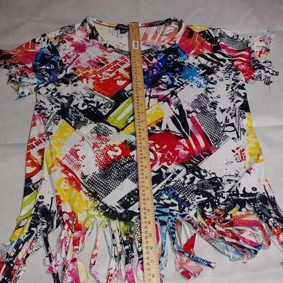 Rouge women's shirt Multicolor size 2x - Picture 5 of 9